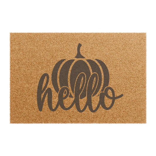 Fall Porch Decor Hello Doormat