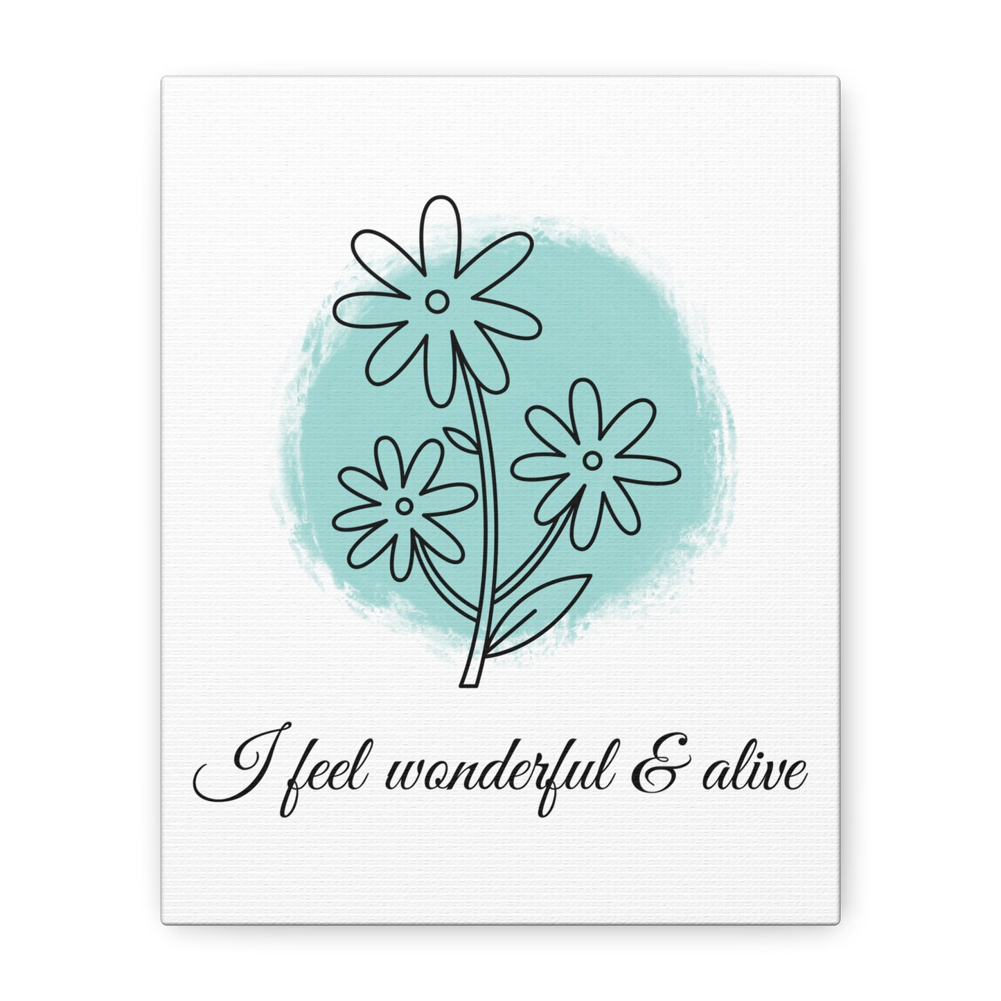 Motivational Wall Art Canvas – Inspiring Quote, Ready to Hang, Eco-Friendly Frame