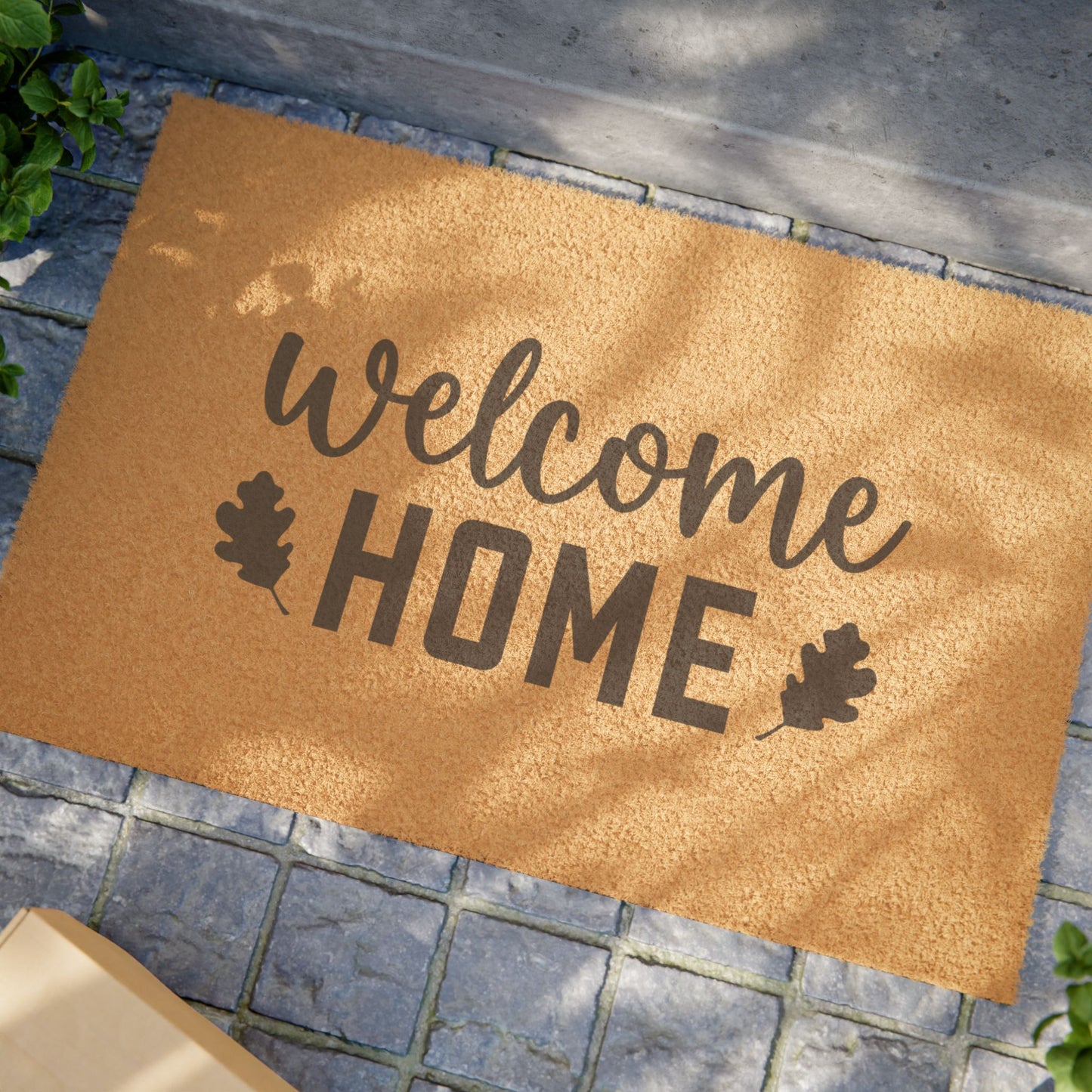 Fall Porch Decor Welcome Home Doormat