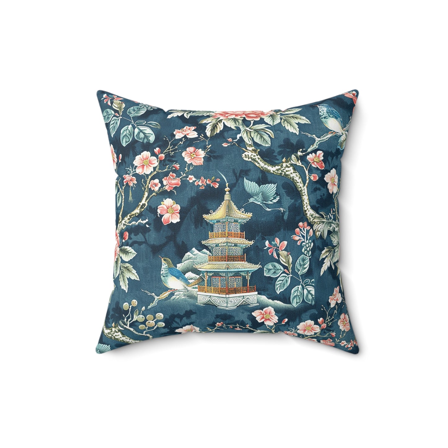 Timeless Elegance: Chinoiserie Collection Accent Pillow