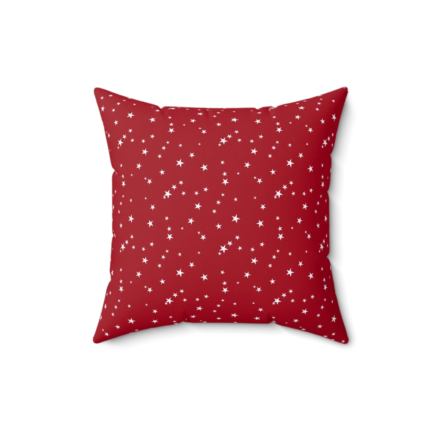 Festive Fusion Spun Polyester Square Pillow – Holiday Accent Decor