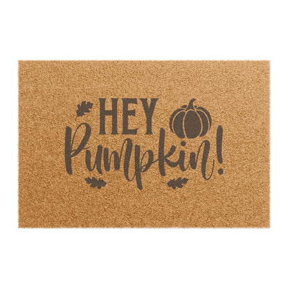 Fall Porch Decor "Hey Pumkin" Doormat