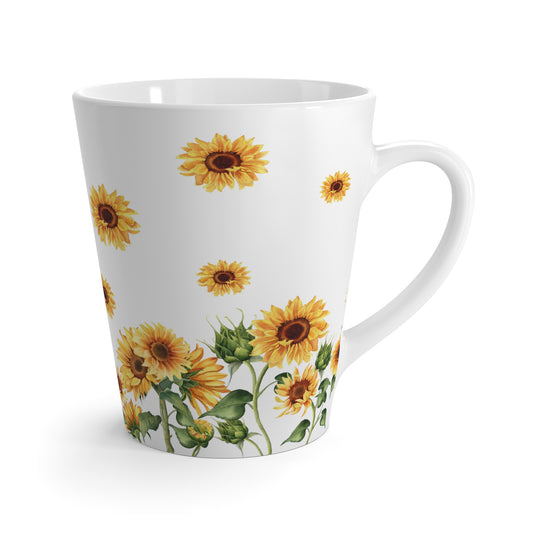 Sunflower Latte Mug, Happy Mug,