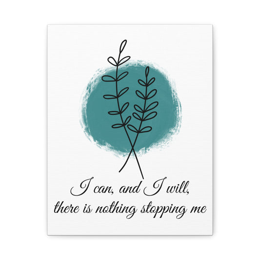 Motivational Wall Art Canvas – Inspiring Quote, Ready to Hang, Eco-Friendly Frame