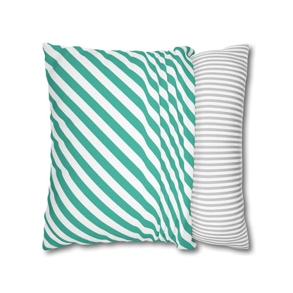 Tropical Themed Spun Polyester Square Pillowcase
