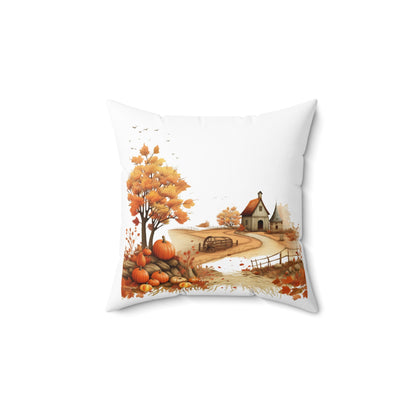 Country Fall Home Decor Square Pillow