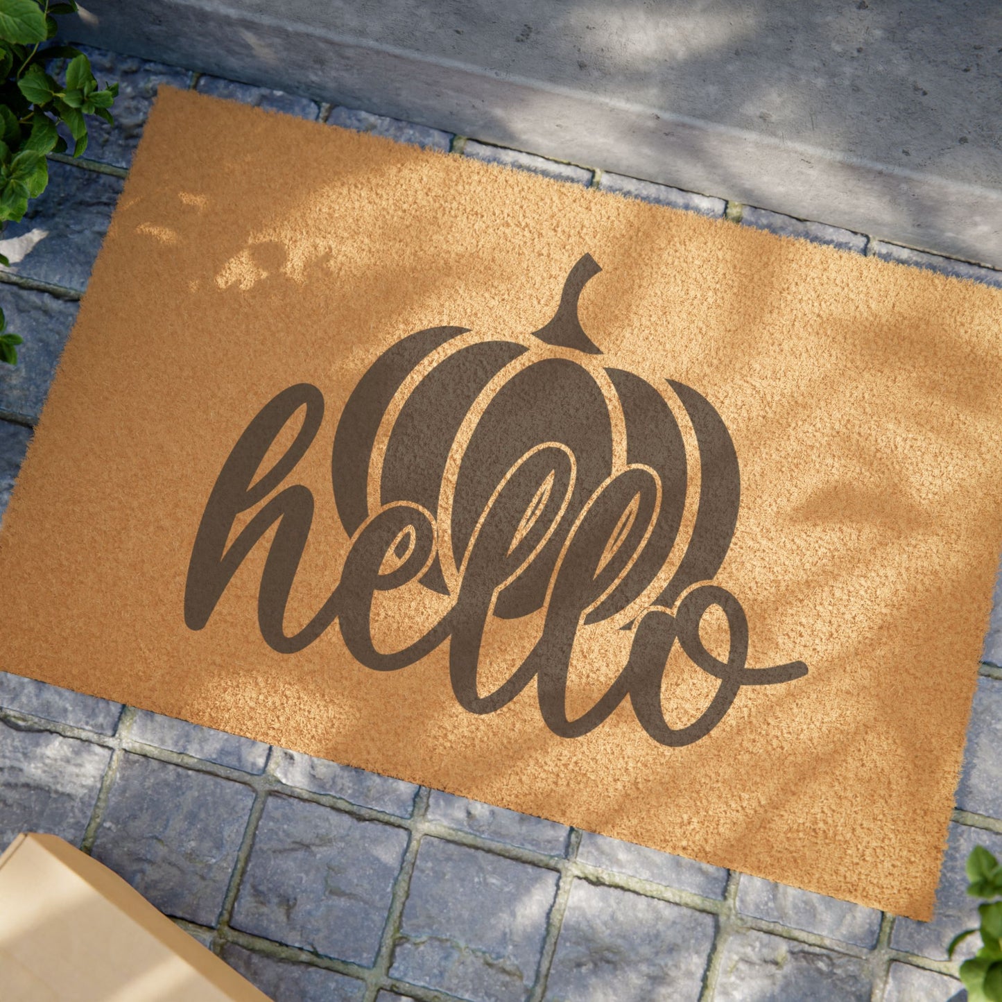 Fall Porch Decor Hello Doormat