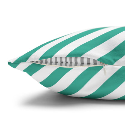 Tropical Themed Spun Polyester Square Pillowcase