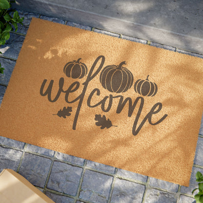 Fall Porch Decor Welcome Doormat