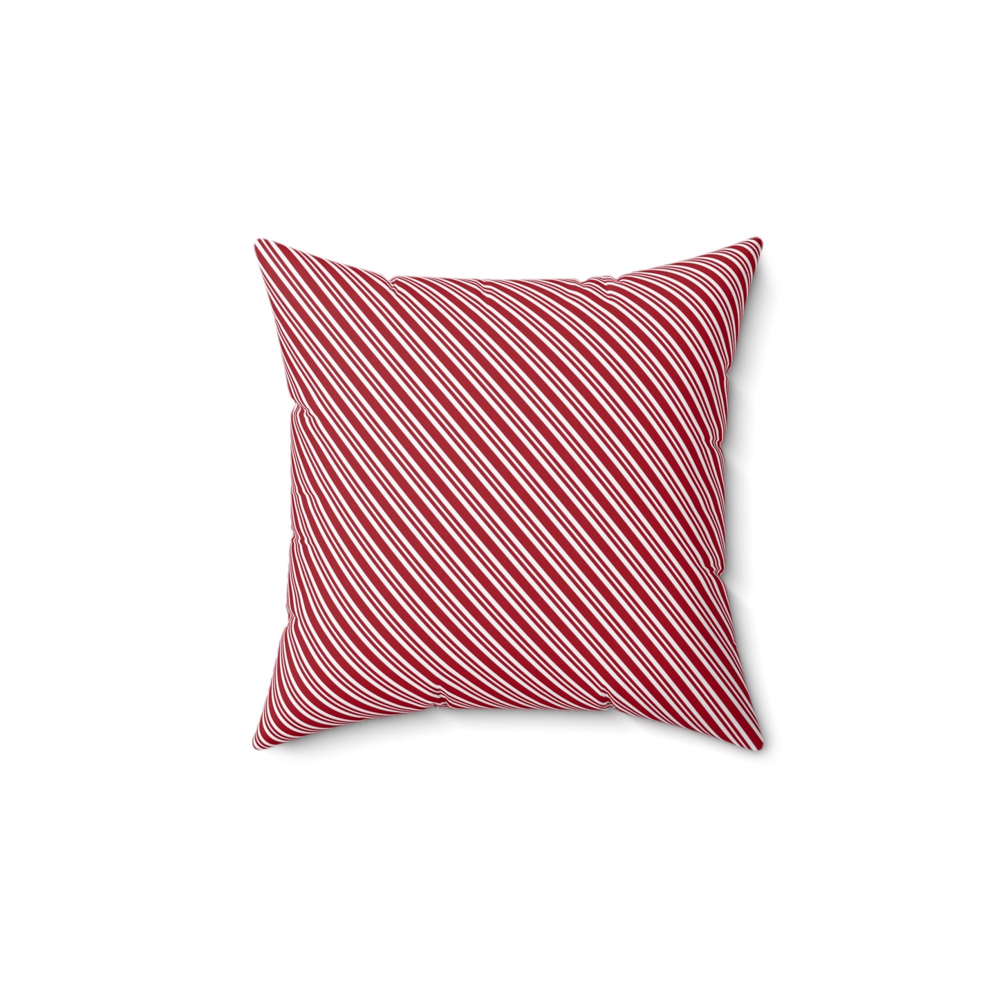 Festive Fusion Spun Polyester Square Pillow – Holiday Accent Decor