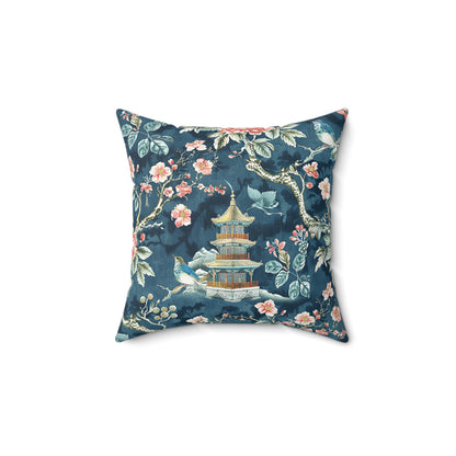 Timeless Elegance: Chinoiserie Collection Accent Pillow