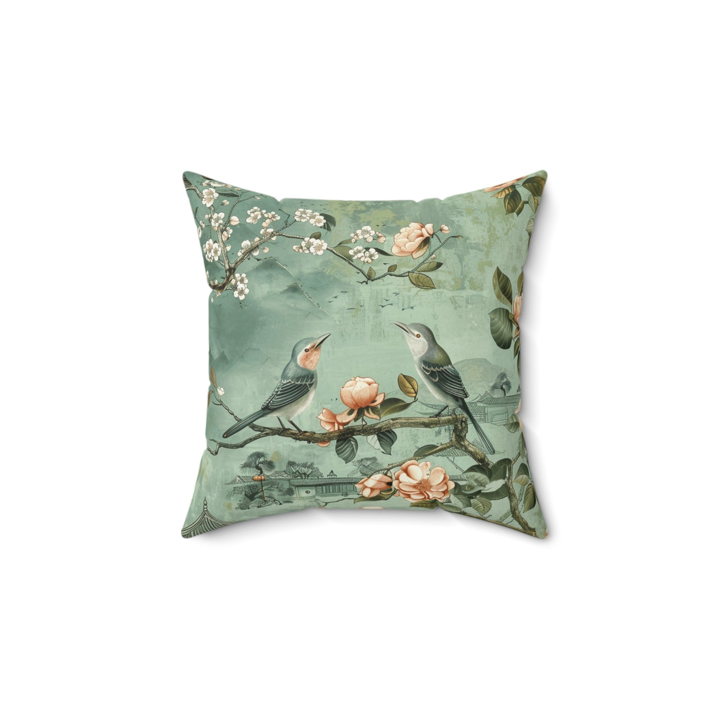 Timeless Elegance: Chinoiserie Collection Accent Pillow