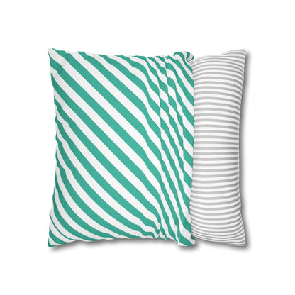 Tropical Themed Spun Polyester Square Pillowcase