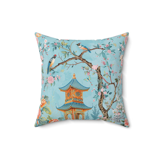 Timeless Elegance: Chinoiserie Collection Accent Pillow