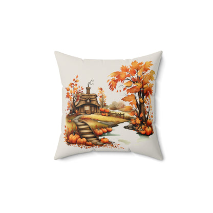 Country Fall Home Decor Square Pillow