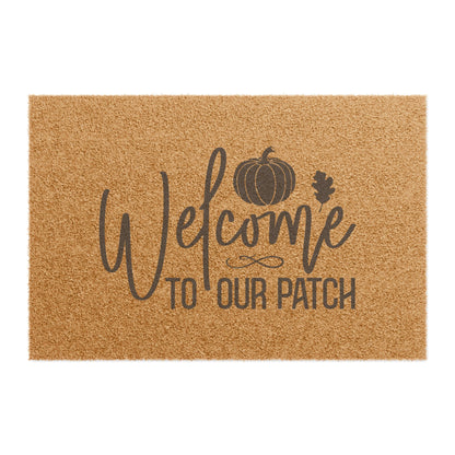 Fall Porch Decor Welcome To Our Patch Doormat