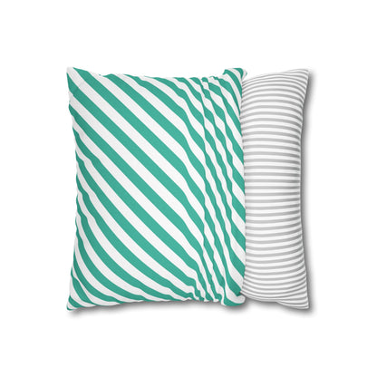 Tropical Themed Spun Polyester Square Pillowcase