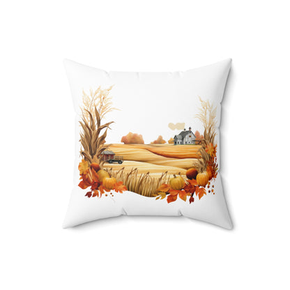 Country Fall Home Decor Square Pillow