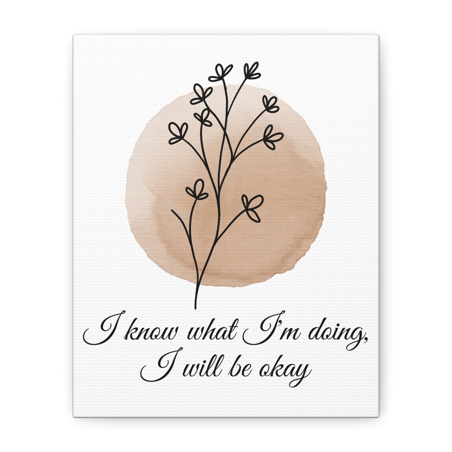 Motivational Wall Art Canvas – Inspiring Quote, Ready to Hang, Eco-Friendly Frame