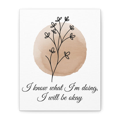 Motivational Wall Art Canvas – Inspiring Quote, Ready to Hang, Eco-Friendly Frame