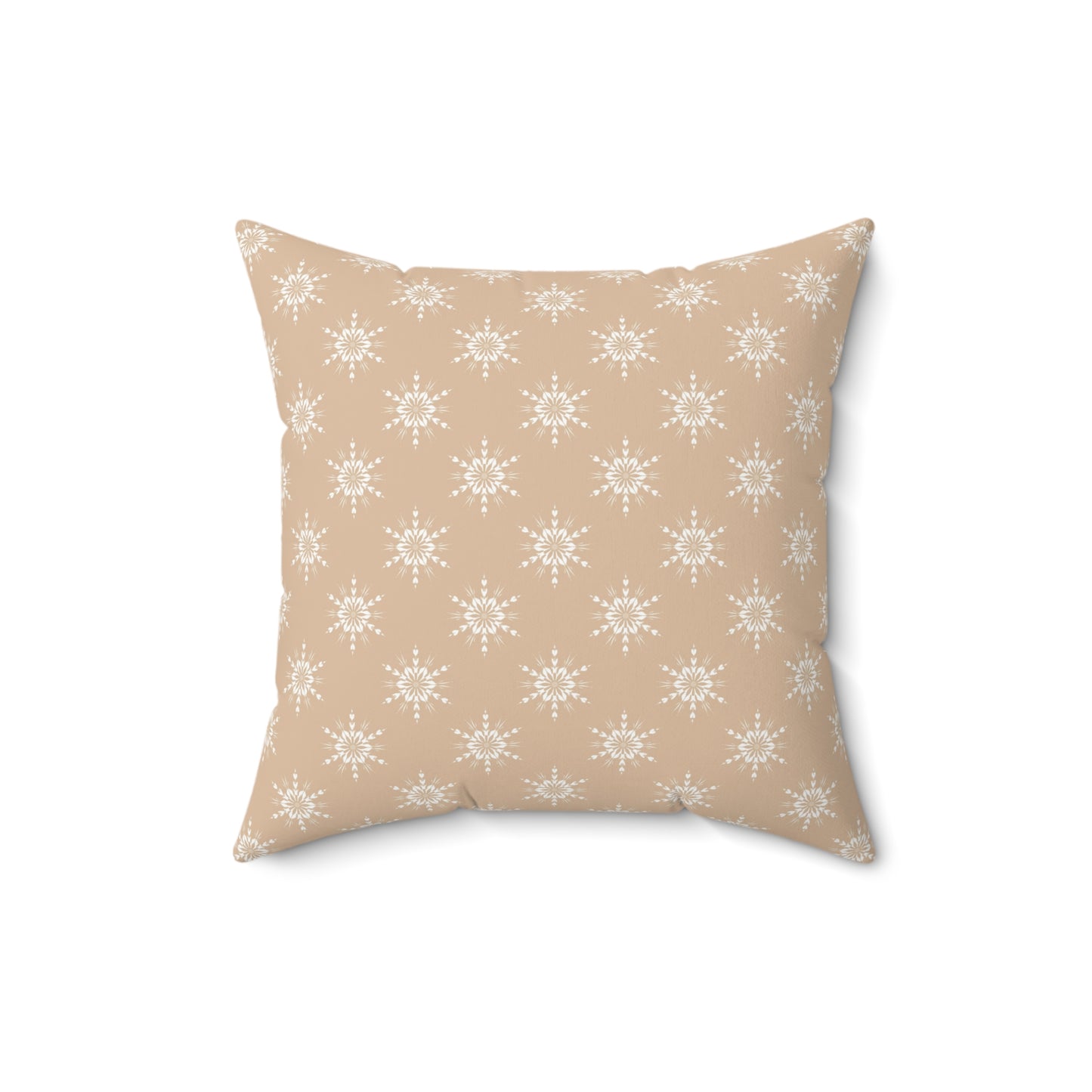 Festive Fusion Spun Polyester Square Pillow – Holiday Accent Decor