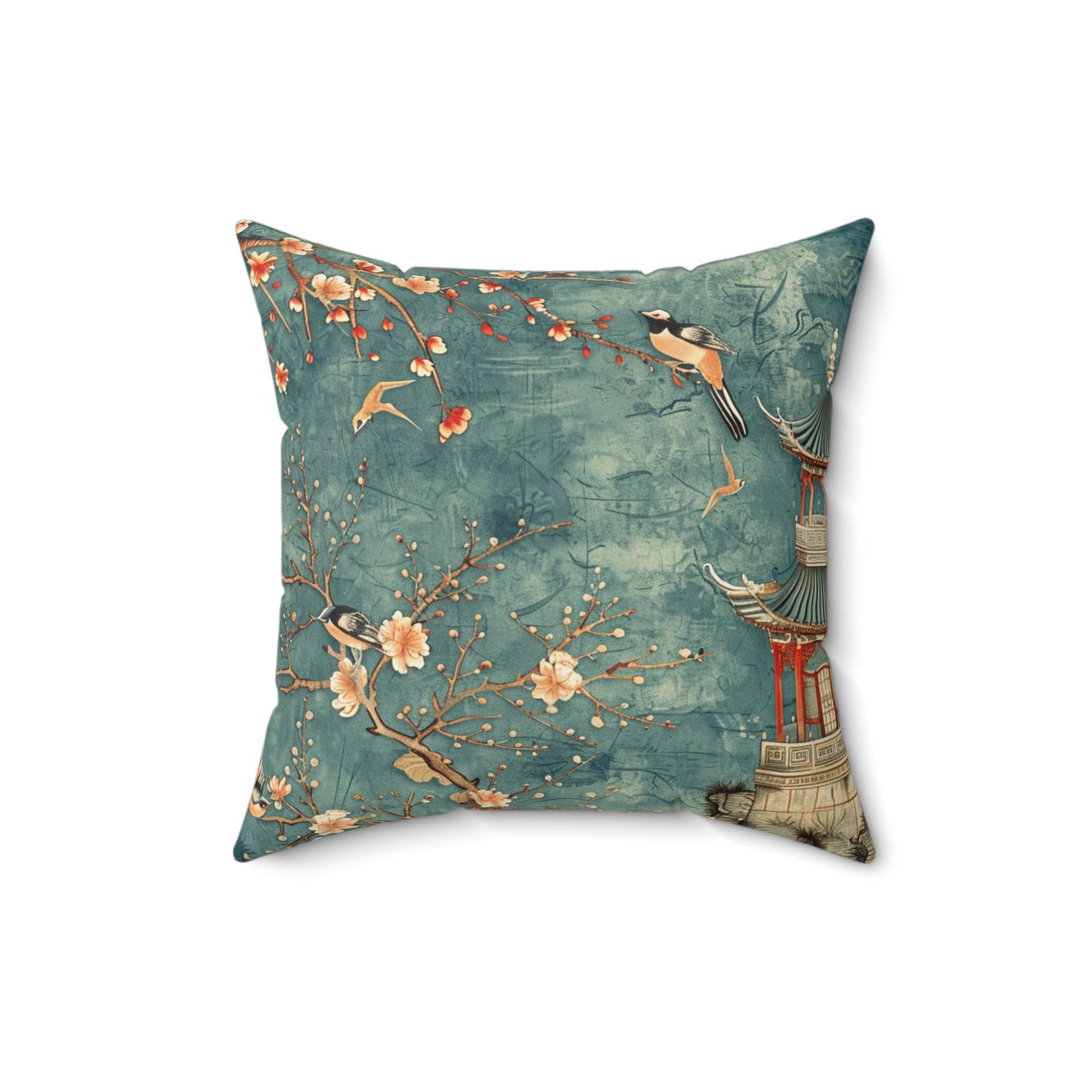 Timeless Elegance: Chinoiserie Collection Accent Pillow