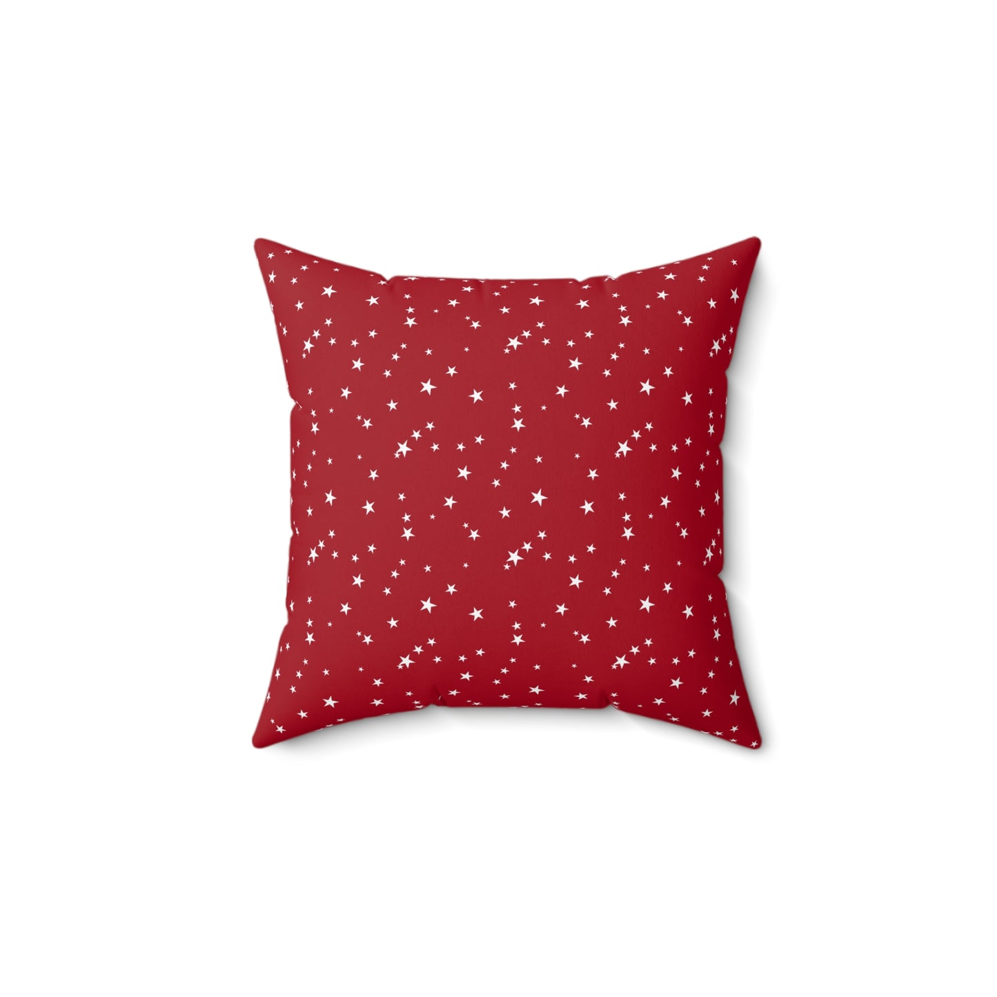 Festive Fusion Spun Polyester Square Pillow – Holiday Accent Decor