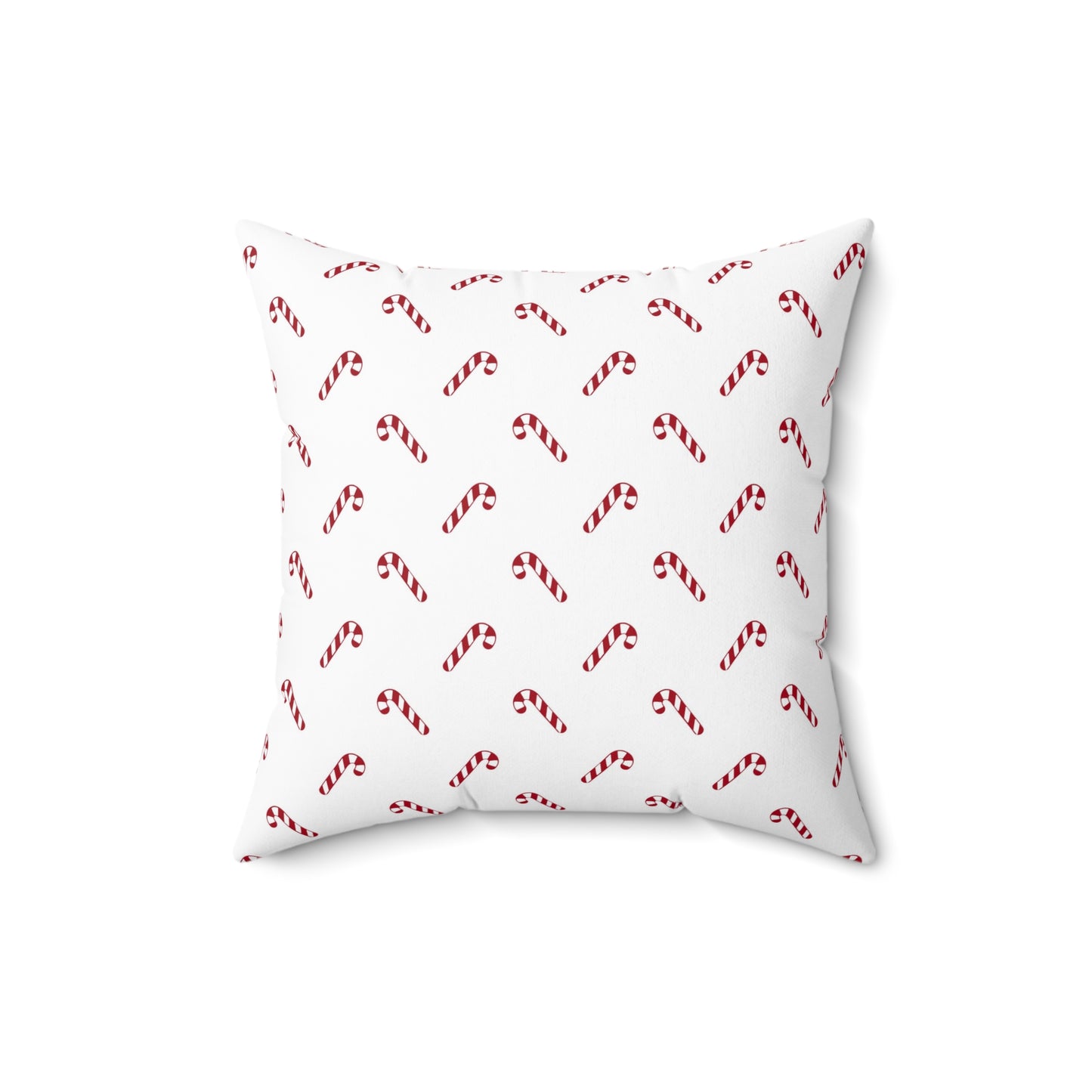 Festive Fusion Spun Polyester Square Pillow – Holiday Accent Decor