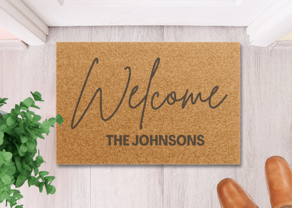 Welcome Guests in Style – Your Personalized Doormat Awaits!